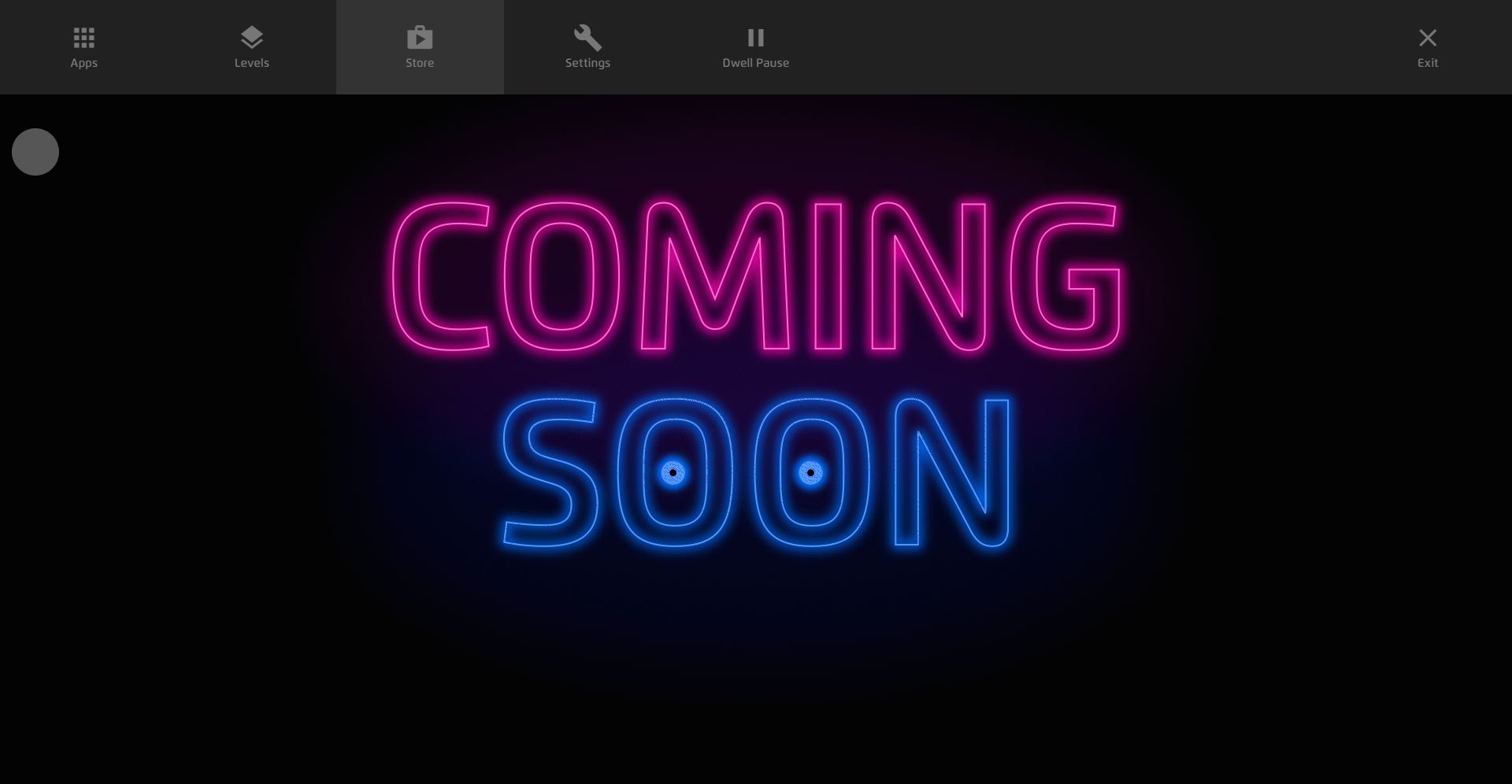 Magic Eye FX Gaze Menu App Store Coming Soon